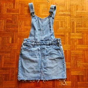 Paige overall bibs skirt size 26 light wash demin‎
